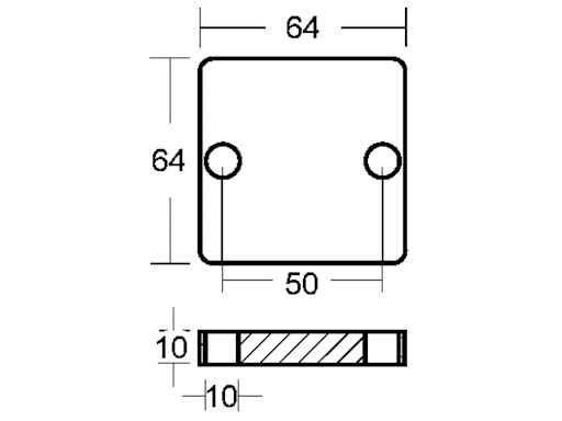 PLACCA PER USI GENERICI MERCURY