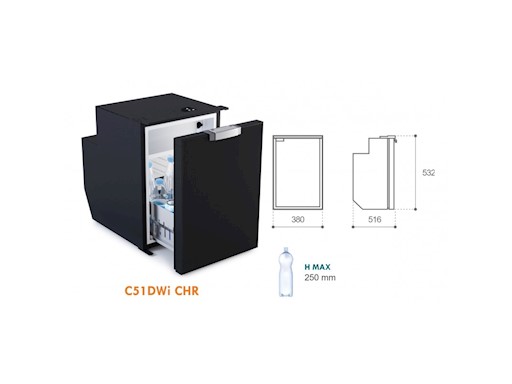 FRIGORIFERI CHROMELOCK CON APERTURA A CASSETTO