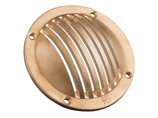 GRIGLIA PER SCARICO A MARE IN OTTONE