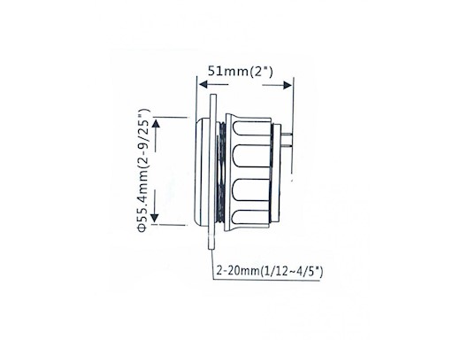 INDICATORE DI LIVELLO NERO