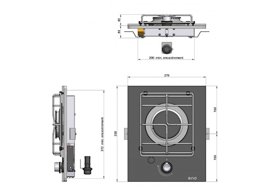 PIANO COTTURA MASTERGLASS 1 FUOCO