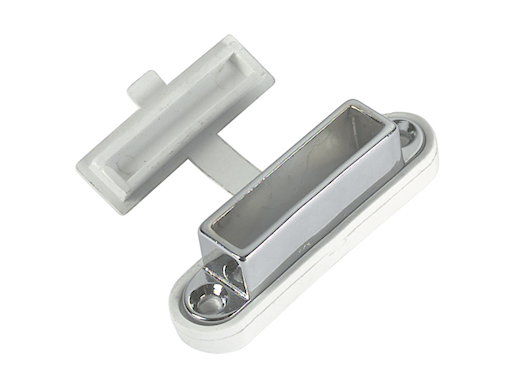 PIASTRINA IN OTTONE CROMATO CON TAPPO