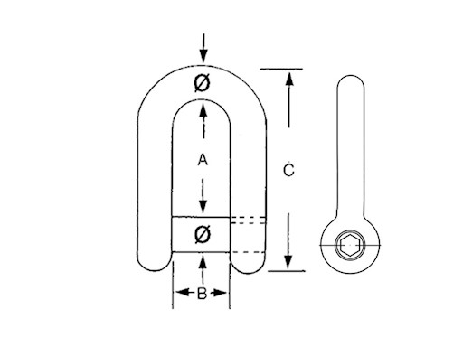 GRILLO INOX PERNO INCASSATO