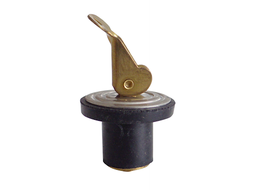 TAPPI ESPANSIONE IN OTTONE E GOMMA