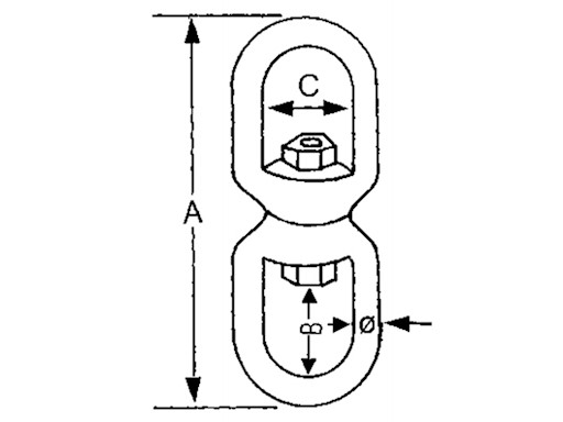 GIRELLA INOX OCCHIO-OCCHIO