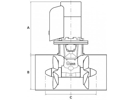ELICA DOPPIA BTQ 300-250
