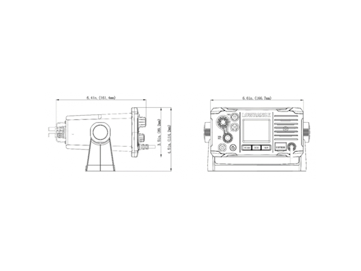 VHF LOWRANCE LINK-6S DSC