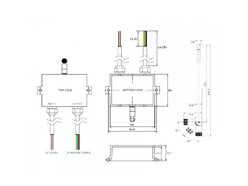 CONTROLLER BLUETOOTH PER LUCI RGBW