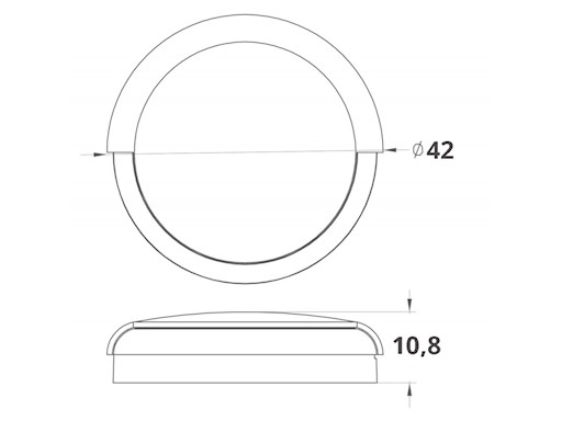 LUCE DI CORTESIA A 9 LED 12V