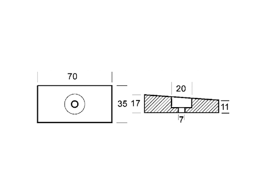 PLACCA PER MOTORI HONDA 75/225 HP