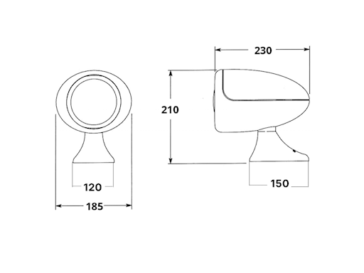 PROIETTORE ELETTROCOMANDATO