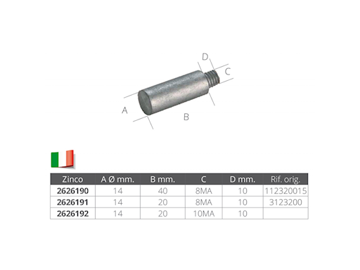 ANODI PER SCAMBIATORI VM
