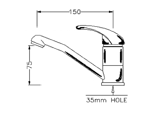 RUBINETTO MISCELATORE LAVABO CANNA CORTA