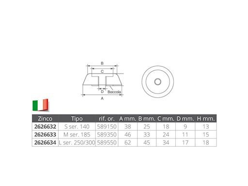 OGIVA PER BOW THRUST LEWMAR