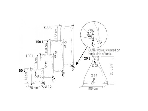SERBATOIO ACQUA FLESSIBILE