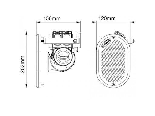 TROMBA AD INCASSO CROMATA HR1-C
