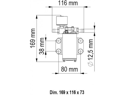POMPA AUTOCLAVE UP2/E 12 V.