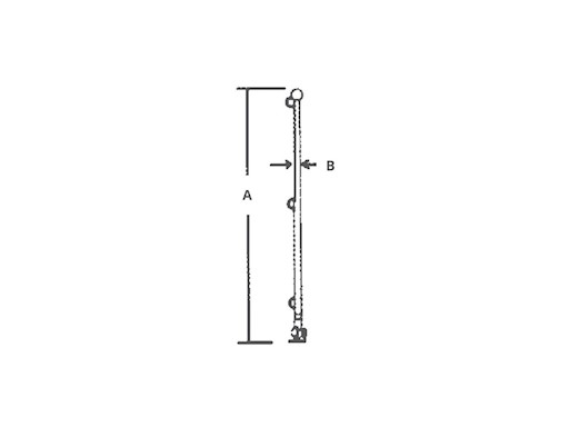 ASTA PORTA BANDIERA INOX