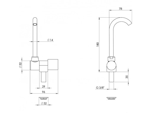 RUBINETTO CANNA BASSA