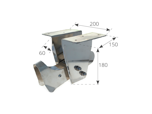 MUSONE DI PRUA INOX AD INCASSO