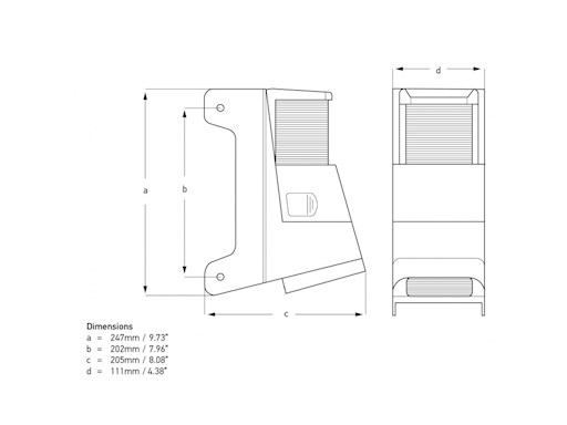 FANALE/PROIETTORE TESTA D'ALBERO BIANCO