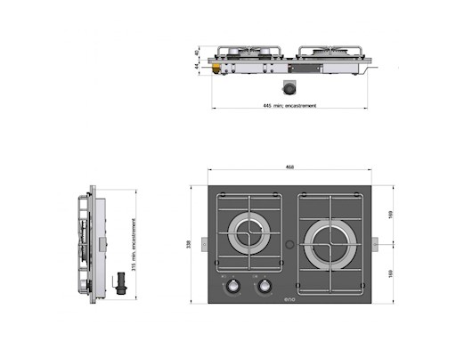 PIANO COTTURA MASTERGLASS 2 FUOCHI