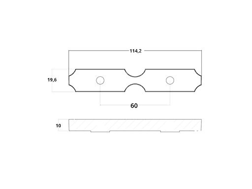 PIASTRA PER MOTORI  YAMAHA 300/350 HP 4T