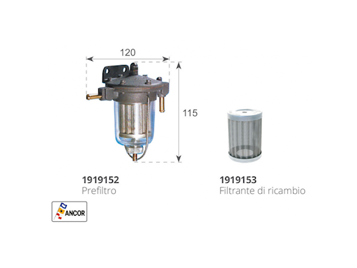 FILTRO DECANTATORE GASOLIO PFG11