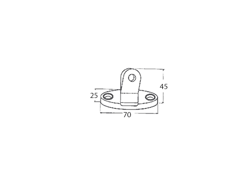SUPPORTI A FORCELLA IN ACCIAIO INOX SNODATO