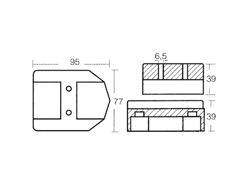 PLACCA IN ZINCO PER MOTORI MERCRUISER