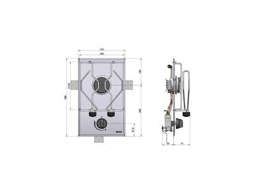 PIANO COTTURA A UN FUOCO SANTORIN