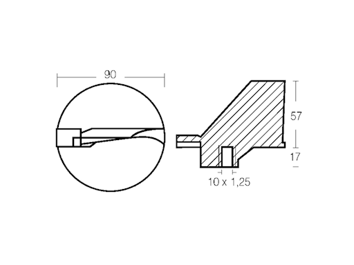 PINNA PER MOTORI YAMAHA 90/225-V4-V6