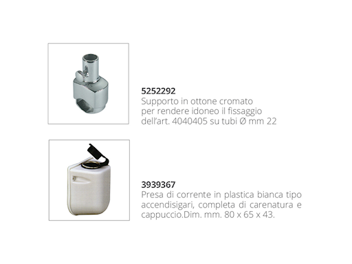 PROIETTORE ORIENTABILE IN ABS