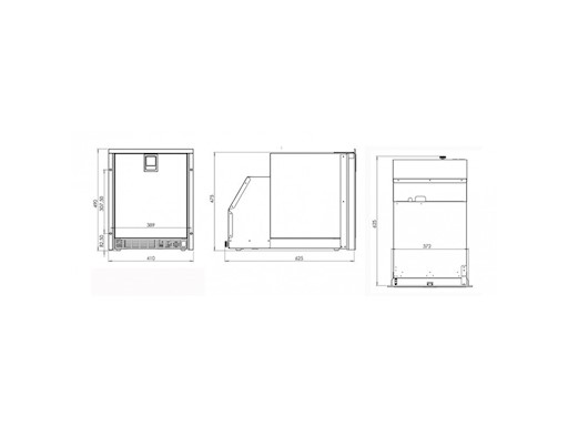 LOW PROFILE ICE MAKER