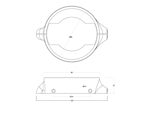 COLLARE VOLVO PER SAIL DRIVE 120