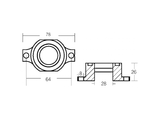 COLLARE PER MOTORI JOHNSON 40/50 HP