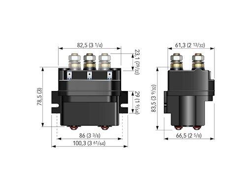 TELERUTTORE 3 TERMINALI