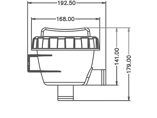 FILTRO ACQUA IN PLASTICA LT.300/H