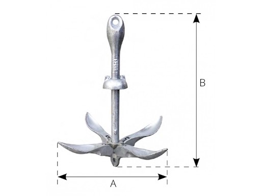 ANCORA OMBRELLO PATTE SFILATE