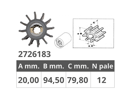 GIRANTE POMPE SHERWOOD 26000K