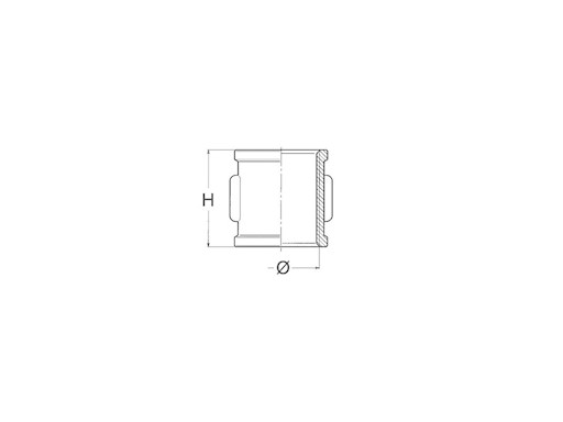 MANICOTTO IN BRONZO FILETTO DS