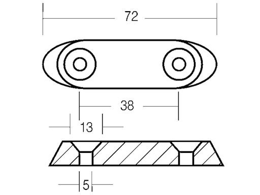 PIASTRINA PER MOTORI SUZUKI 3,5/50 HP