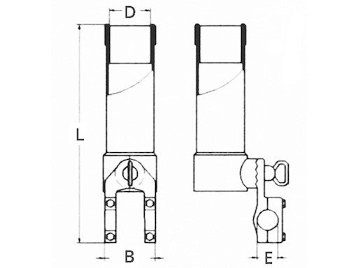 PORTACANNA ORIENTABILE PER PULPITI