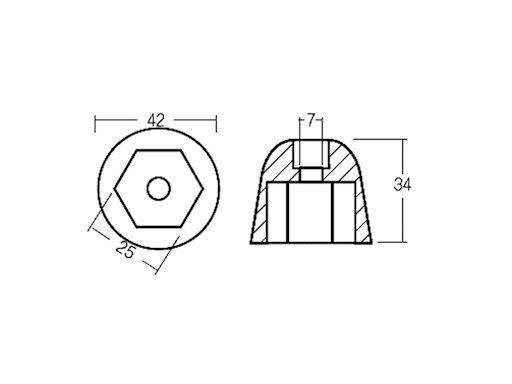 OGIVA PER BOW THRUST SIDE POWER-SLEIPNER SP125
