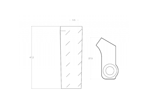 PLACCA PER MOTORI  YAMAHA 300/350 HP 4T