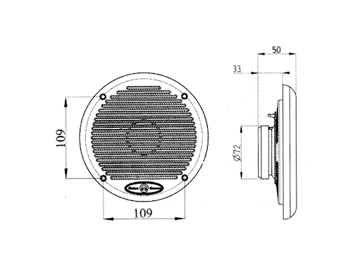 COPPIA ALTOPARLANTI MARINI