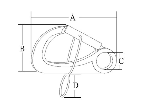 MOSCHETTONE PER GAVITELLI INOX 316