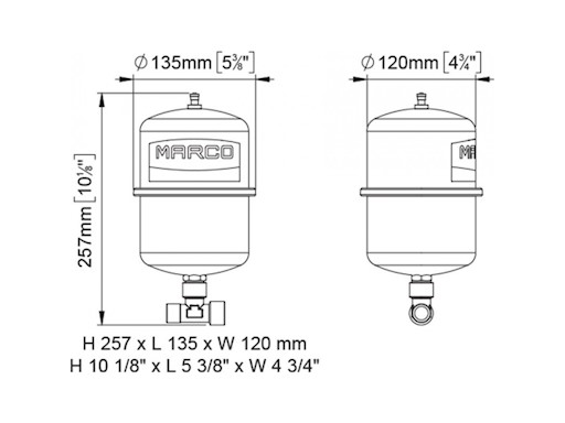 VASO ESPANSIONE INOX