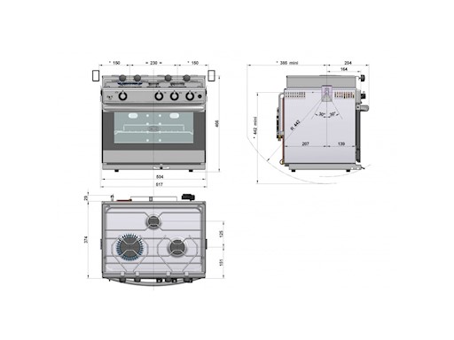 CUCINA CON FORNO/GRILL GRAND LARGE