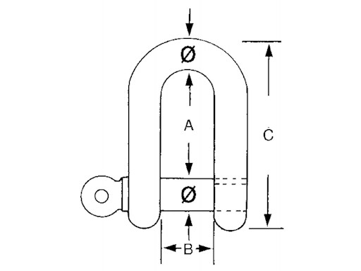 GRILLO INOX PERNO IMPERDIBILE